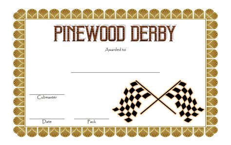 Pinewood Derby Printable Free Invitations
