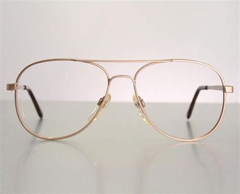aviator style nigura 1980 s eyeglass frames satin gold and frames for sale glasses frames 1980s