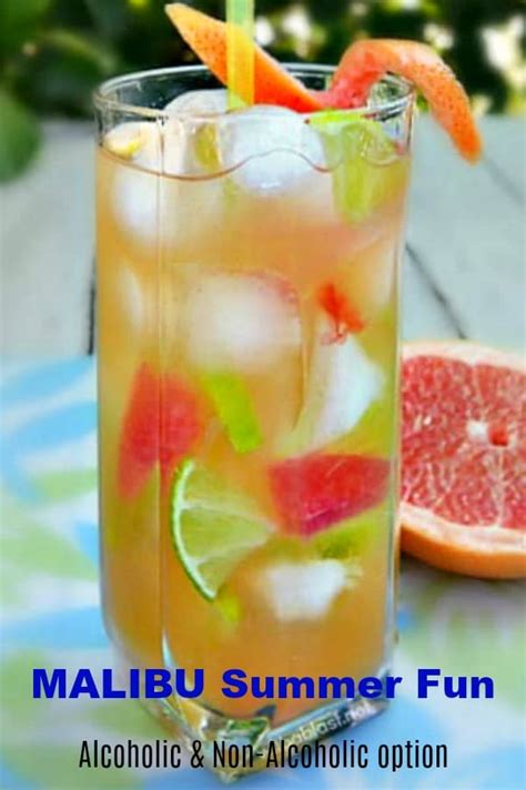 Make a malibu and coke drink with help from the bar manager at the w hotel in atlanta georgia in this free. Malibu Recipes Drinks : Pineapple Coconut Malibu Rum ...
