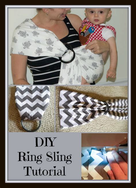 Diy Ring Sling Tutorial The Un Coordinated Mommy Baby Sewing Diy