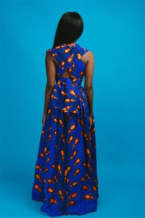 Blue Bulb Maxi Infinity Latest African Fashion Dresses African