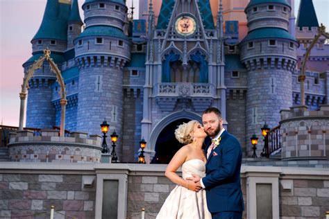 Disney Fairy Tale Wedding Bridal Portraits Inside Disneys Magic