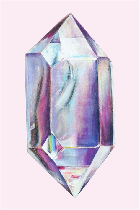 Quartz Crystal Paintings L Large Scale — Johanna Martin Crystals Art