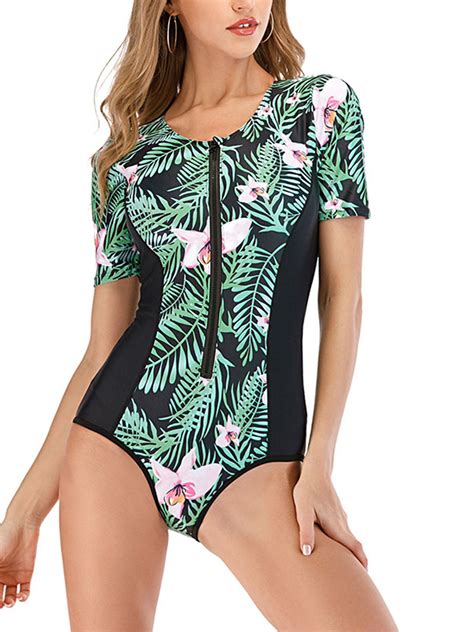One Piece Bathing Suit With Front Zipper Online Sale Up To 65 Off