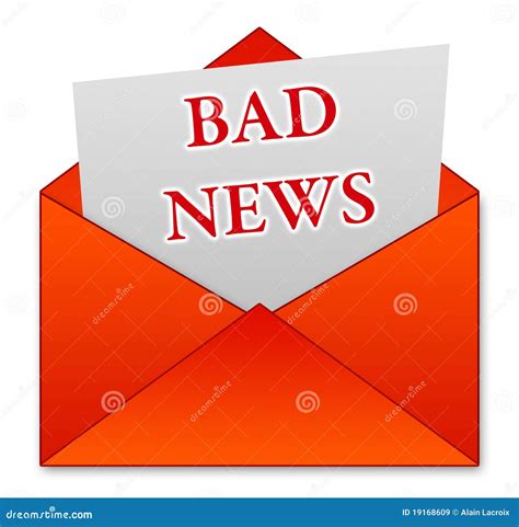 Bad News Royalty Free Stock Images Image 19168609