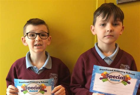 February Literacy And Numeracy Certificate Winners Damhead Primary School