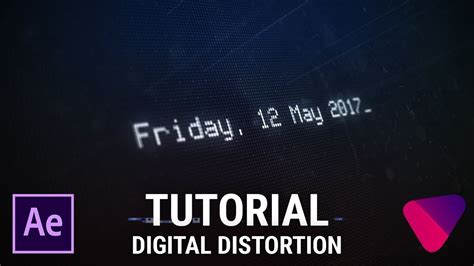 How to edit Digital Distortion After Effects template - YouTube