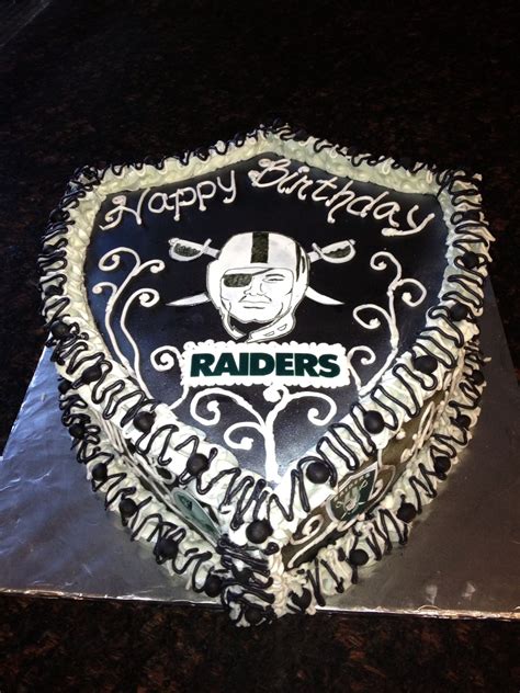 Michelle For Reals Pleeeeeeeease Make Me My Raiders Cake Oakland Raiders Football Raiders