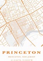 Princeton New Jersey Campus Map Digital Download | Etsy
