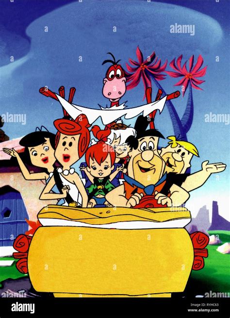 Betty Rubble Wilma Pebbles Bamm Bamm Dino Fred Flintstone Barney Rubble The Flintstones