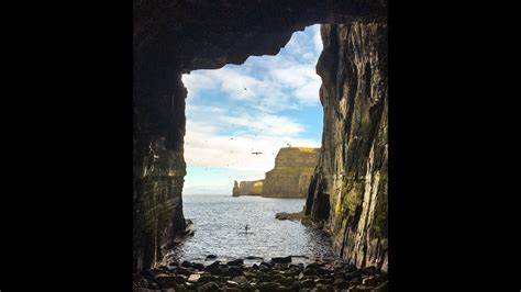 Epic Hidden Caves Under The Cliffs Of Moher Must See Sup Boarding