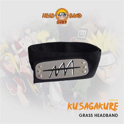 Naruto Headband Hidden Grass Village Takigakure Naruto Headband