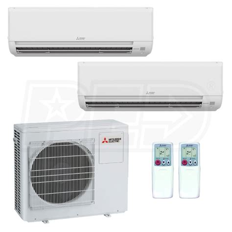 Mitsubishi Mxz 2c20na3 Msz Gs06 Msz Gs09 Wall Mounted 2 Zone System 20000 Btu Outdoor 6k