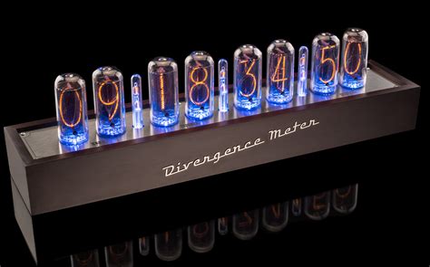 In 18 Nixie Tubes Clock In A Vintage Wooden Case Rgb Usb Musical