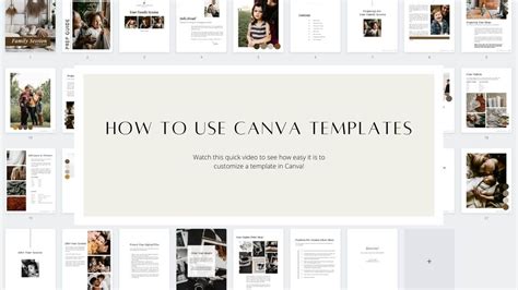 How To Use Canva Templates 1 Carolina Hanna Photo Education Presets