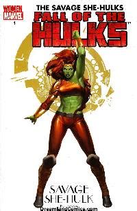 Fall Of The Hulks Savage She Hulks Marvel Women Variant Back Issues Marvel Backissues