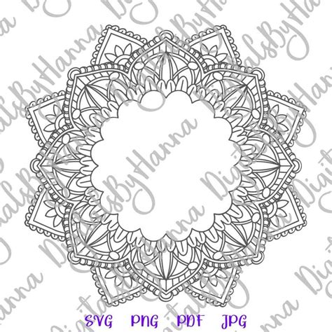Jellyfish Mandala Svg Free For Cricut - Layered SVG Cut File