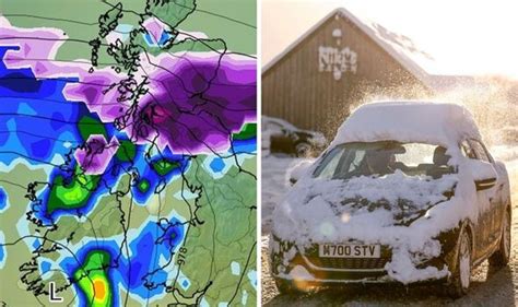 Uk Snow Forecast Where Is The Snow Britons Braced For 10c January