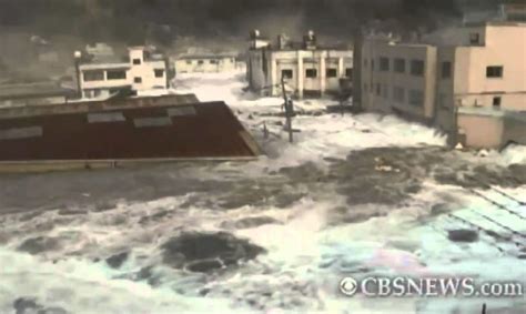 Caught On Tape Tsunami Hits Japan Port Town