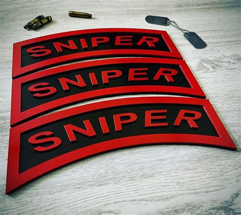 Military T Us Army Sniper Tab Retirement Service Member Special