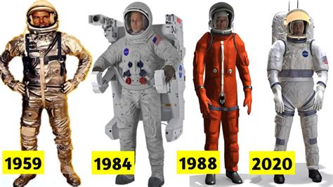 How Nasas Space Suits Have Changed Through The Years Images And