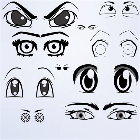 Anime Eyes Photoshop Brushes 1 By Alextelford On Deviantart