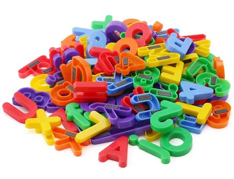 Kids Learning Teaching Magnetic Letters And Numbers Fridge Magnets