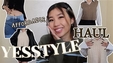 Yesstyle Clothing Haul Affordable Youtube