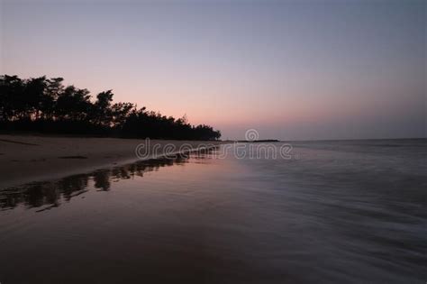 Beautiful Sunset Of Coastline In Haikou City Hainan China Stock Image Image Of Skyline