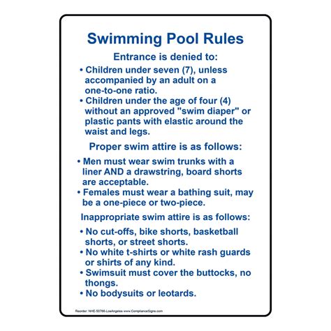 Swimming Pool Attire Rules Ubicaciondepersonascdmxgobmx