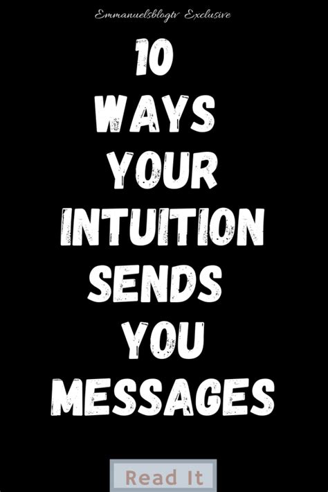 9 Ways Your Intuition Sends You Messages