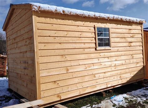10' x 16' Amish Built Clapboard Siding Shed - Windvisuals