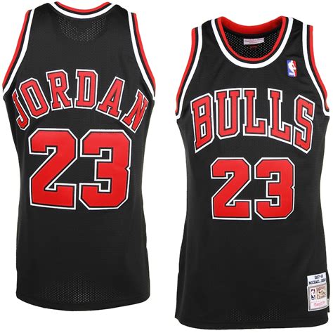 Mens Chicago Bulls Michael Jordan Mitchell And Ness Black 97 98
