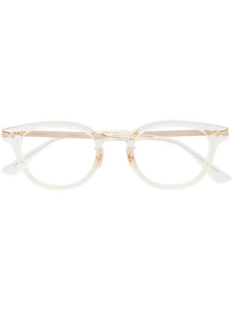 Eyevan7285 Webb Clear Frame Square Glasses Farfetch