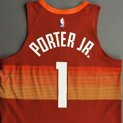 The latest model alters the primary colors of two previous designs inspired by the classic rainbow skyline uniforms of the 1980s and early 90s. Michael Porter Jr. - Denver Nuggets - Game-Worn City ...