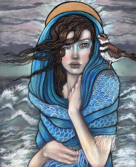 The Sea Priestess Goddess Fantasy Art Fine Art Print Etsy
