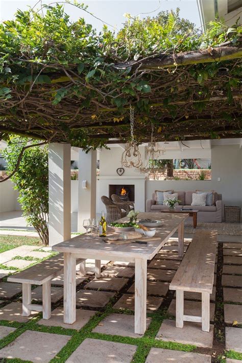 Because townhomes and patio homes have limited outdoor space, it makes sense to have outdoor flooring that is simple and easy to walk on. Drool Worthy South African Outdoor Living Spaces | Rustic ...
