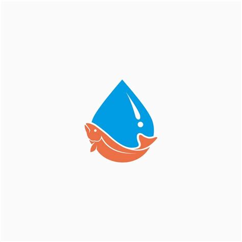 Premium Vector Water Fish Logo