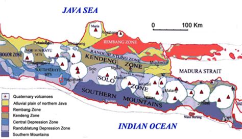 Gambar 3 Pembagian Fisiografi Pulau Jawa Oleh Van Bemmelen 1949