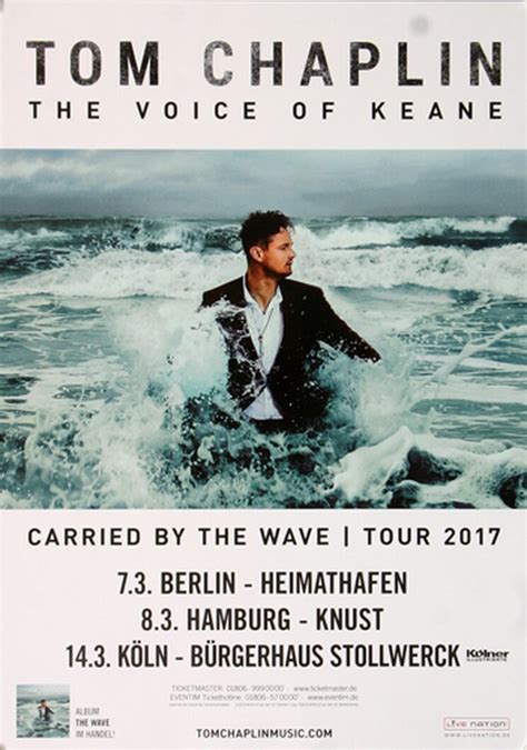 Keane Tom Chaplin Carriied By The Wave Tour 2017