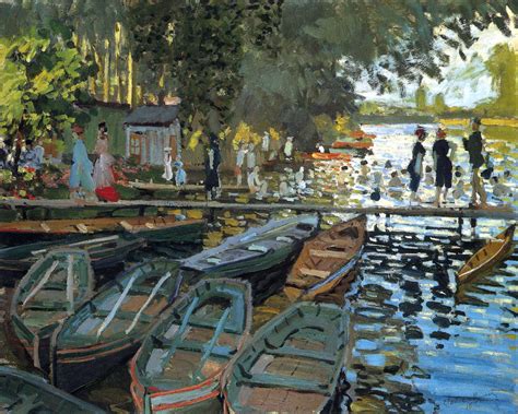Bathers At La Grenouillere Claude Monet Encyclopedia