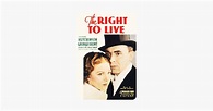 ‎The Right to Live (1935) on iTunes