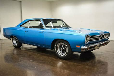1969 Plymouth Road Runner 66660 Miles Blue Metallic Coupe 383 Super