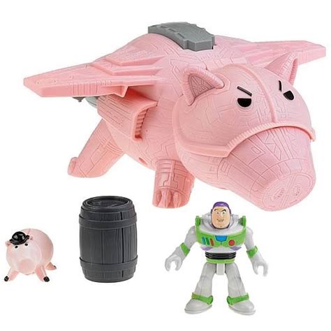 Toy Story Imaginext Evil Dr Porkchop Pig Ship Fisher Price Toy