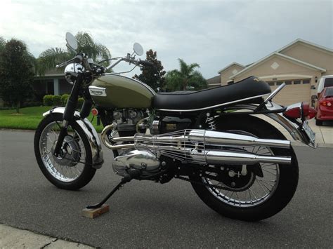 Restored Triumph Trophy Tr6c 1970 Photographs At Classic Bikes