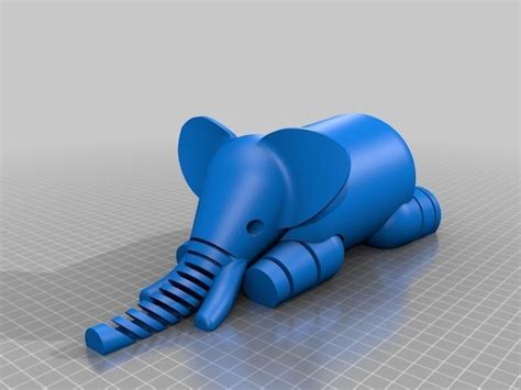 Elephant Free 3d Model 3d Printable Stl