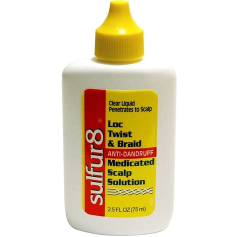 Sulfur8 Loc Twist And Braid Medicated Scalp Solution 25 Ounce
