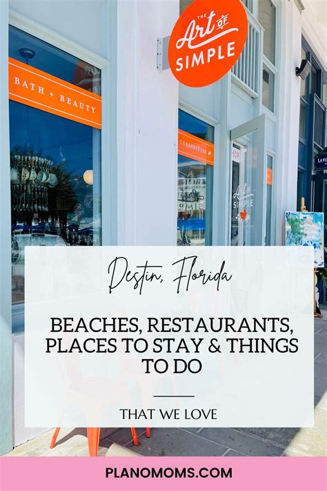 Destin Florida Beaches Restaurants Places To Stay And Things To Do
