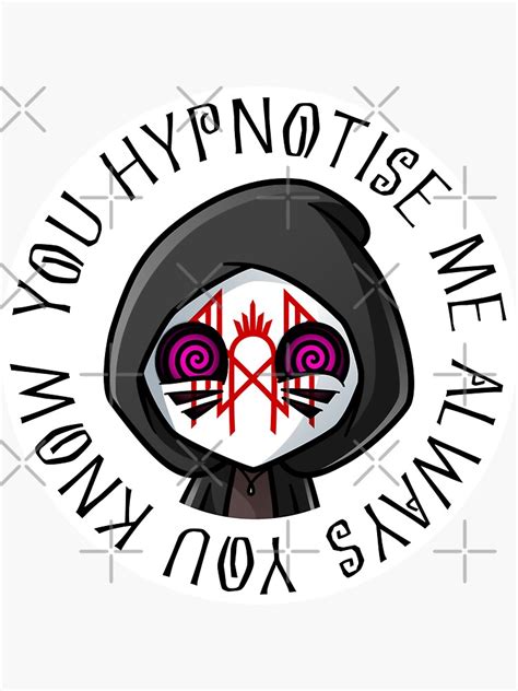 Sleep Token Hypnosis Sticker For Sale By Lunixdesigns Redbubble