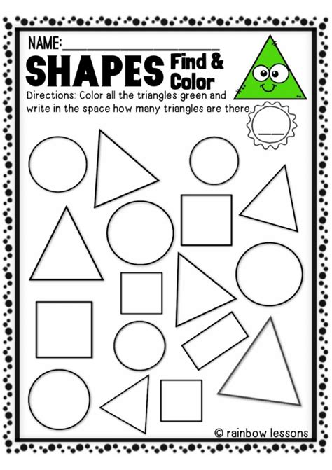 2d Shapes Kindergarten Worksheets Printable Kindergarten Worksheets